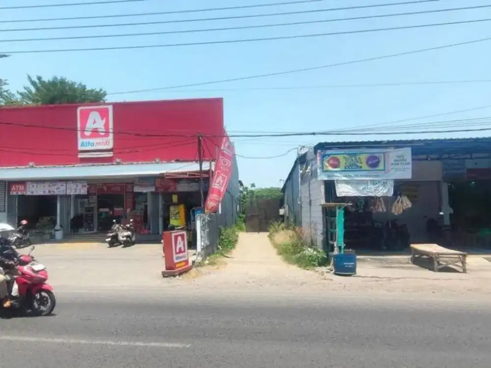 Tanah Dan Bangunan Usaha Di Nol Jalan Raya Hulaan Gresik Strategis