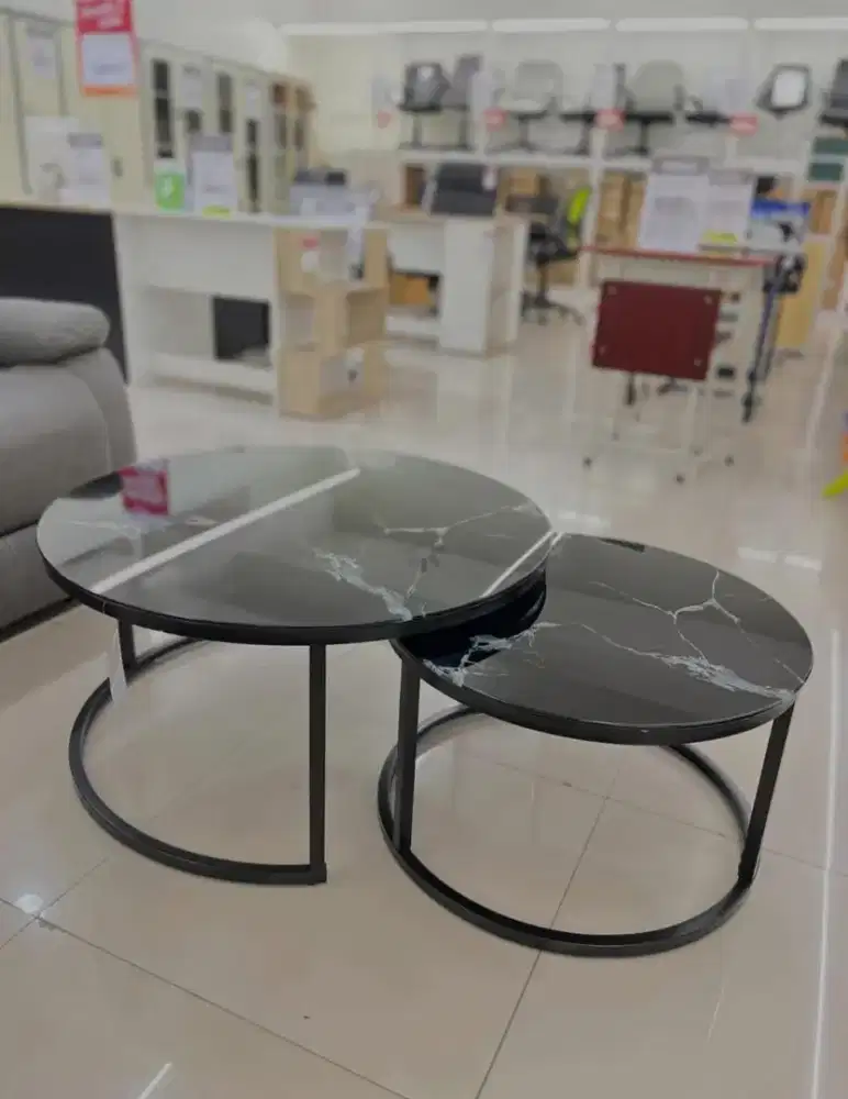 MEJA TAMU SET 2 PCS MURAH MINIMALIS