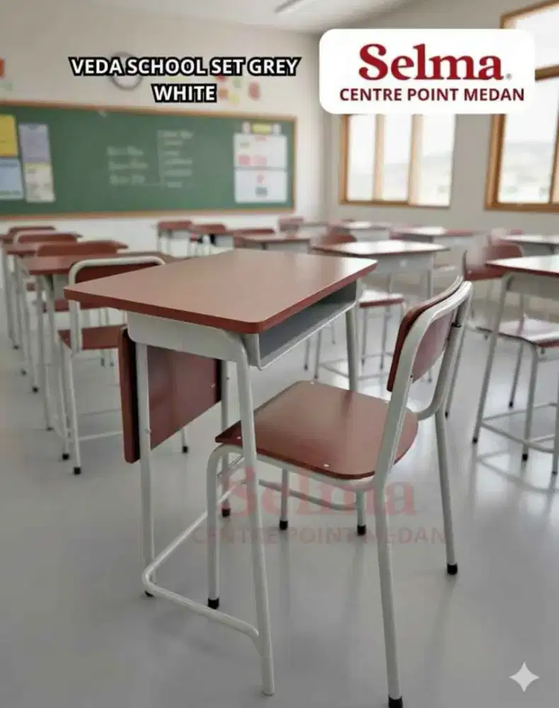 SET MEJA & KURSI SEKOLAH VEDA