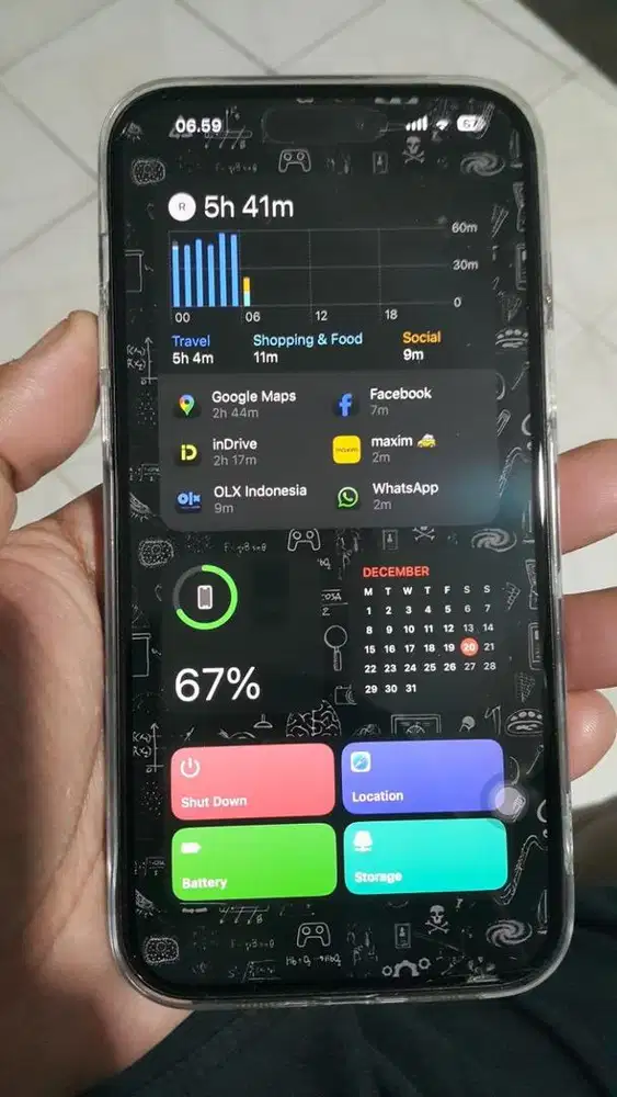 Iphone 15+ 128 black ibox BH 90%