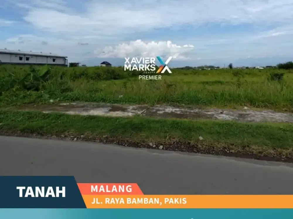 Unit Langka Dijual Tanah  Jl Raya Bamban Saptorenggo, Pakis Malang