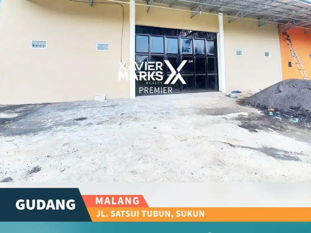 Disewakan Gudang Super Luas di Satsui Tubun Malang Row Jalan Lebar