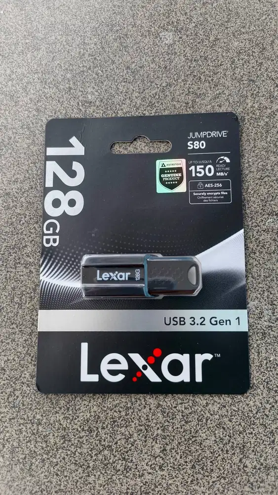 JUAL Flashdisk LEXAR S80 128GB USB 3.2 Gen 1 Garansi Resmi 100% Ori