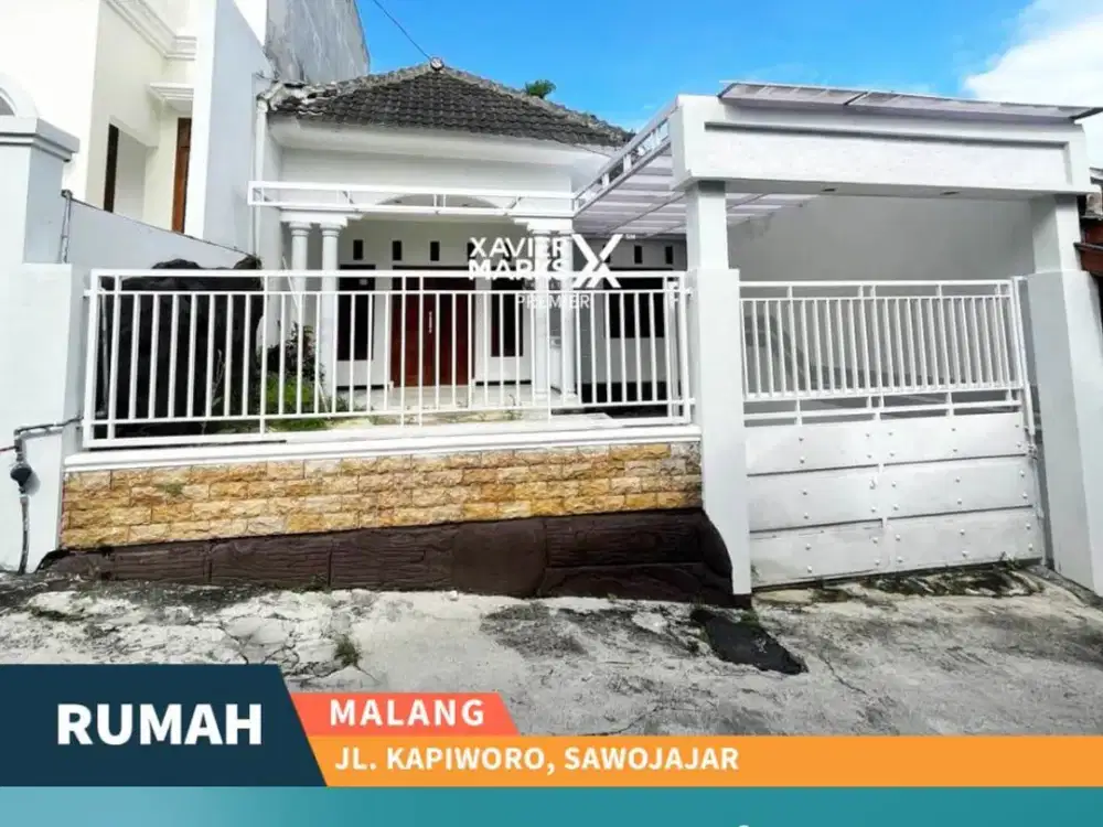 Dijual Rumah 1 Lantai Minimalis di Kapiworo, Sawojajar, Malang
