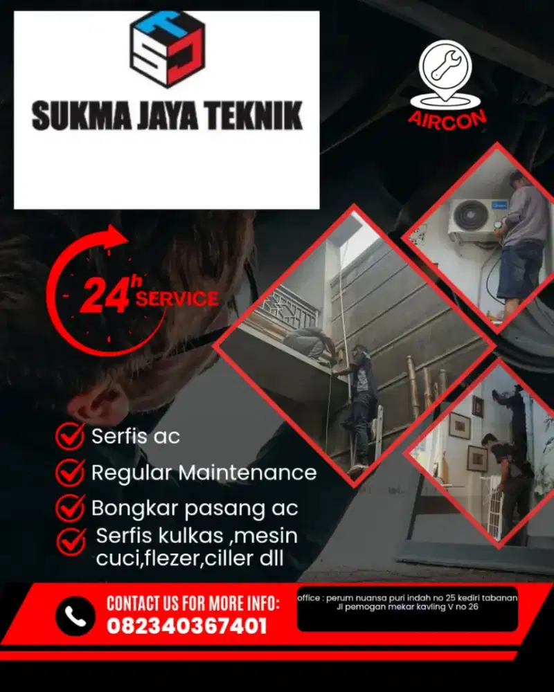 Service AC kulkas panggilan