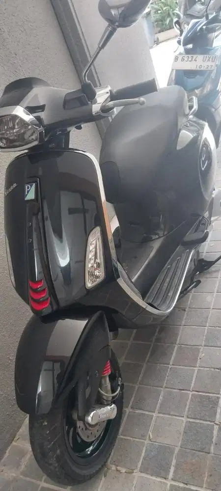 WTS JUAL CEPATTT BU VESPA SPRINT-S 150cc FACELIFT ABS 2020 BLACK OPACO