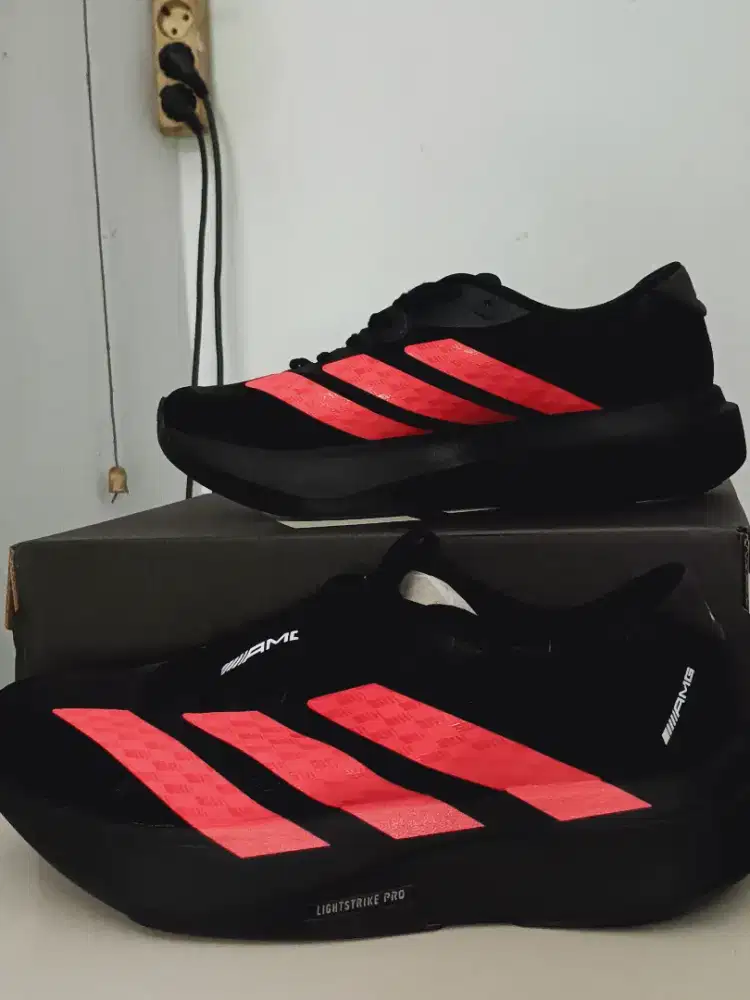 Adidas Adizero Adios Pro 4 Mercedes AMG collaboration running shoe