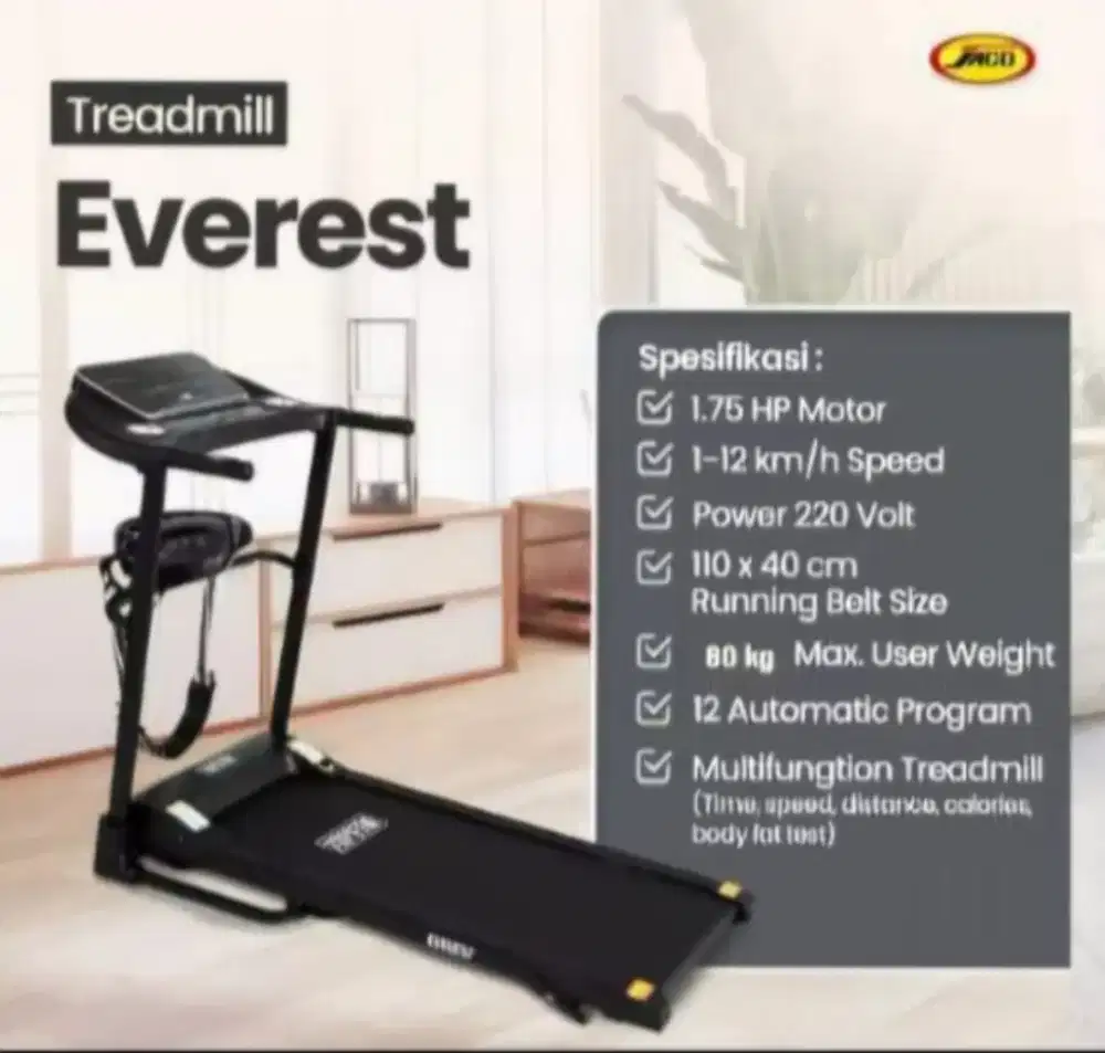 Cicilan treadmil jaco bisa tanpa dp
