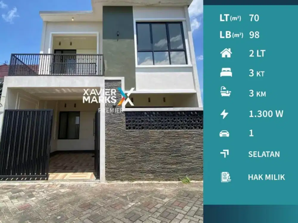 Turun Harga Dijual Rumah 2 Lantai di Abd Rahman Saleh Pakis Malang