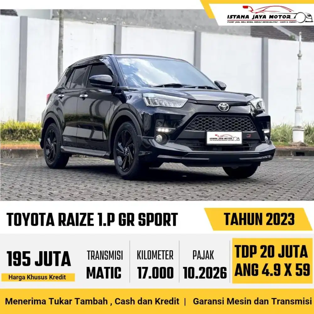 Toyota Raize GR Sport AT th 2023 #istana jaya motor
