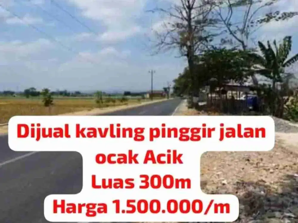 Dijual kavling murah strategis lingkar selatan Karanganyar
