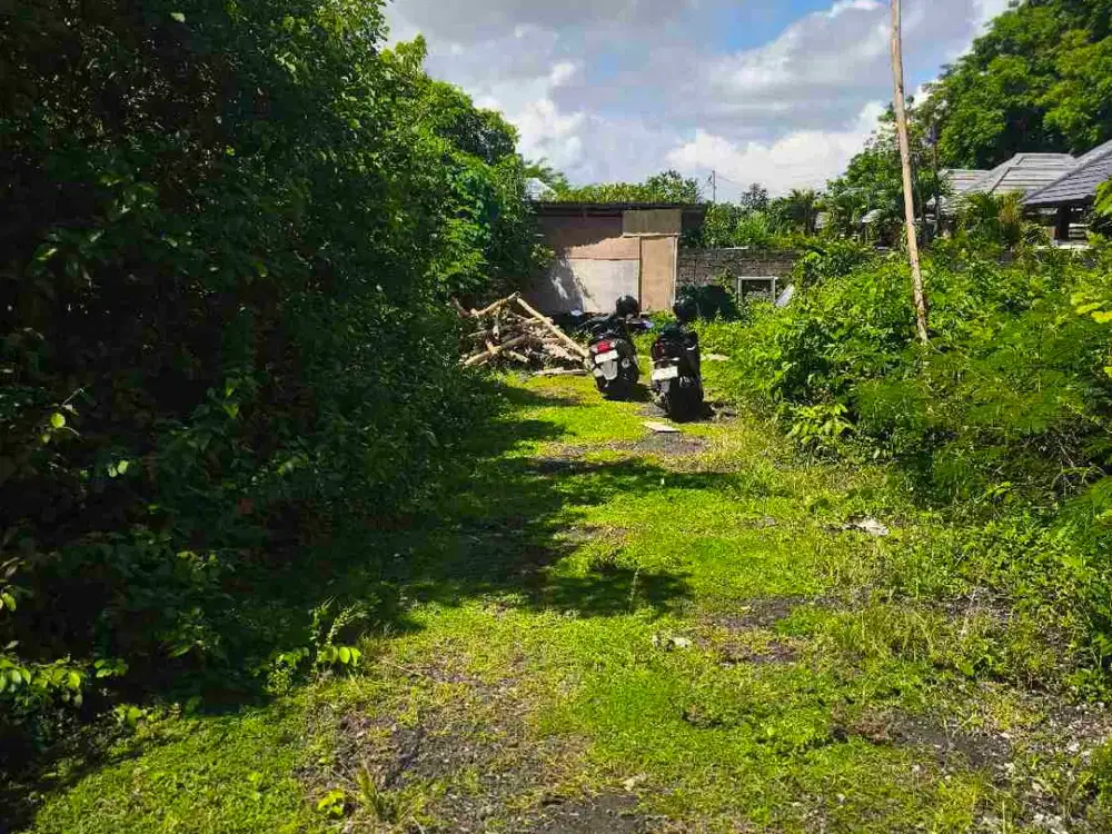 dijual tanah 6 are IDR 580 juta per are di Taman mumbul dekat hotel plago nusa dua