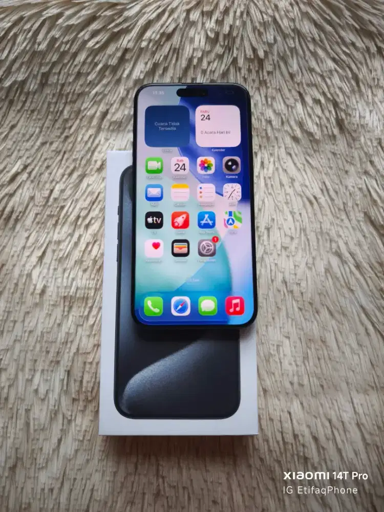 512GB iPhone 15 Pro Max Resmi iBox Fulset Apple 15proMax 15pro ProMax