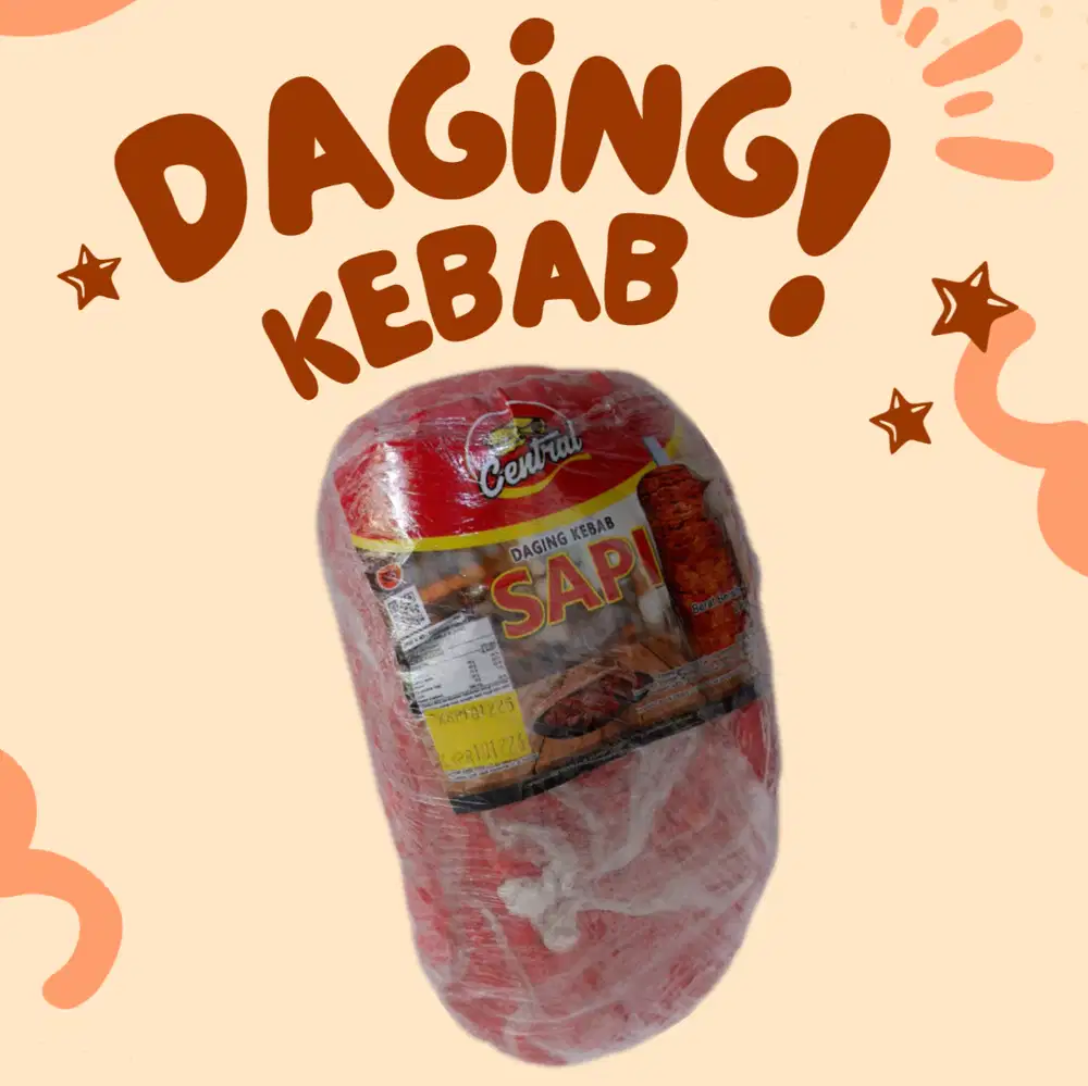 daging kebab premium 2kg by ingoningon