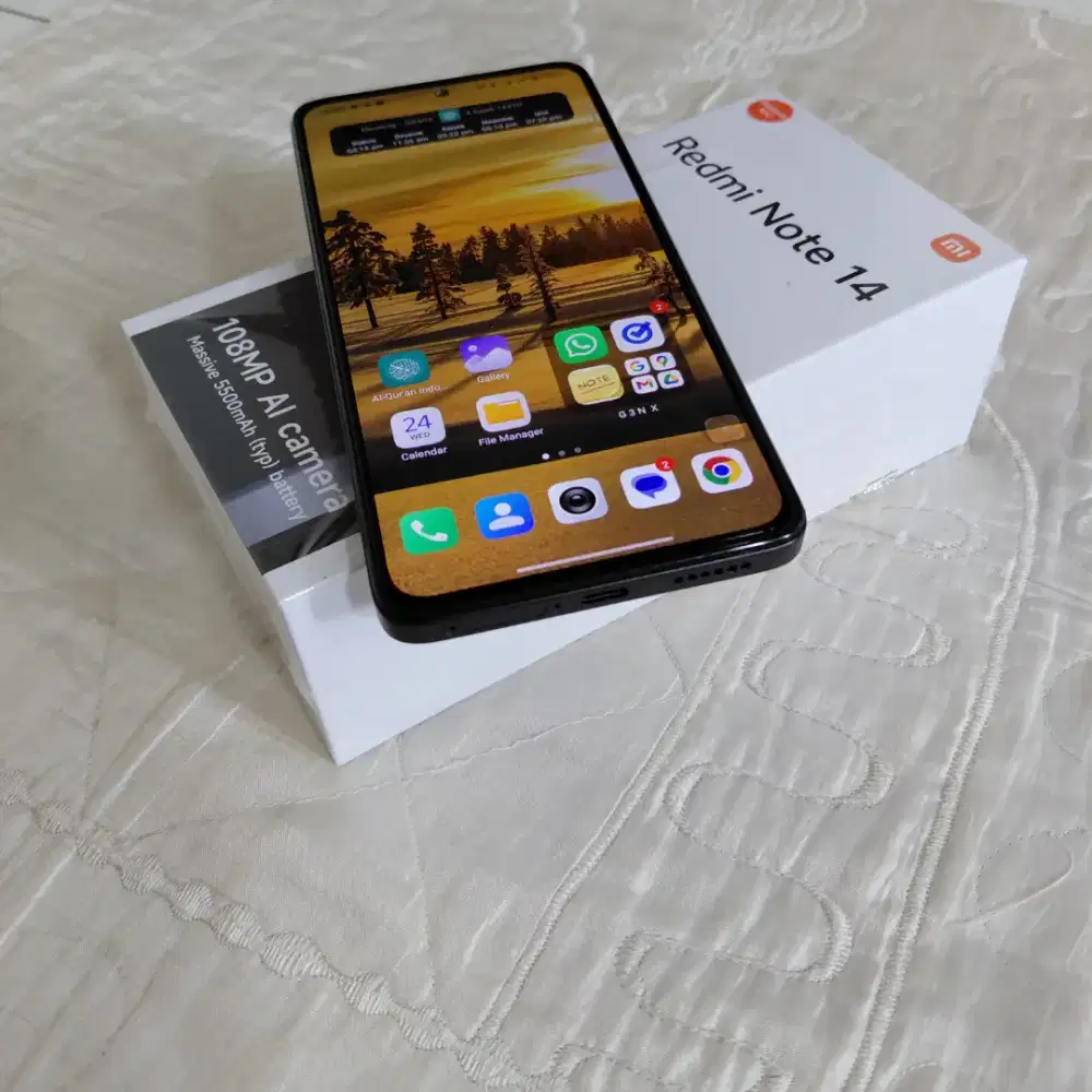 Redmi Note 14 4G 8/256GB Garansi Resmi 3 harian Super LIKE NEW 99,99%