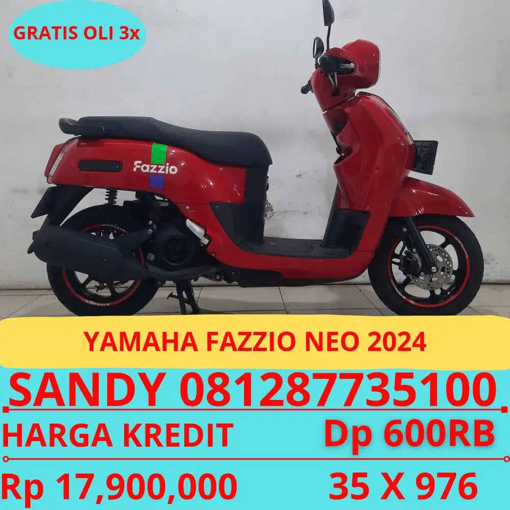 YAMAHA FAZZIO NEO 2024 DP HANYA 600 RIBU GUYSS