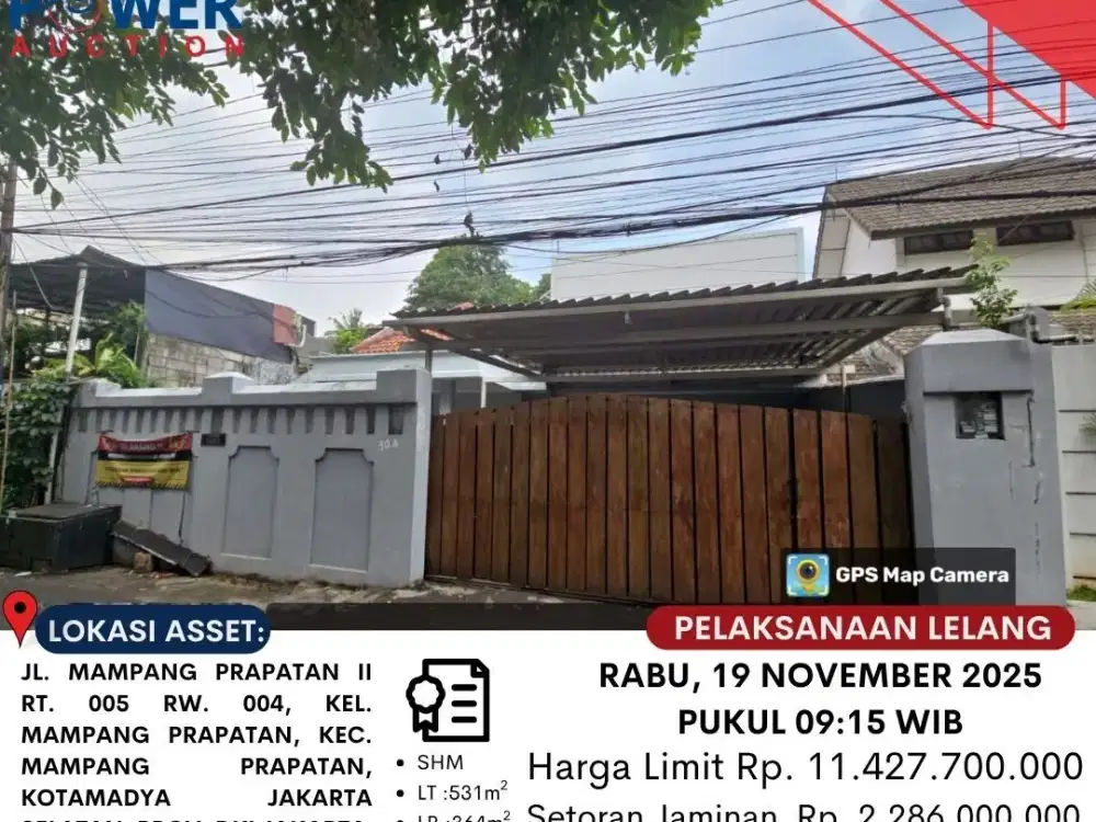 DIJUAL TANAH DAN BANGUNAN MELALUI LELANG‼