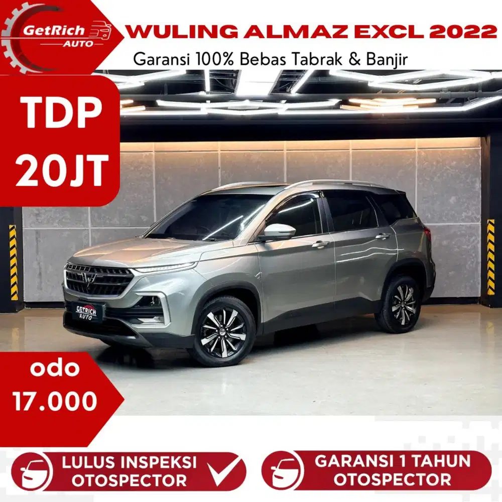 LKm 17Rb!!! WULING ALMAZ EXCLUSIVE 2022 Asli antik Servis Records