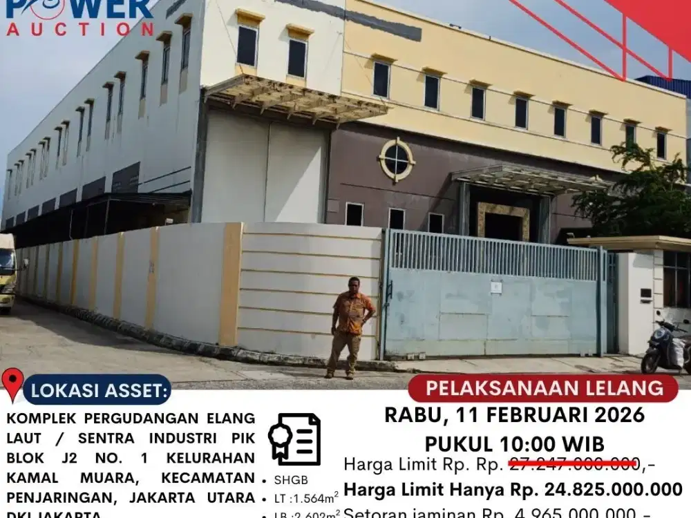DIJUAL TANAH DAN BANGUNAN MELALUI LELANG