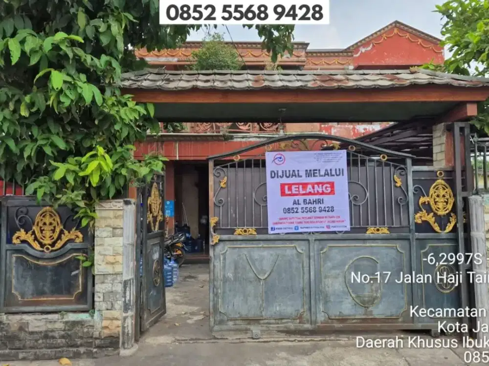 DIJUAL TANAH DAN BANGUNAN MELALUI LELANG EKSEKUSI HT