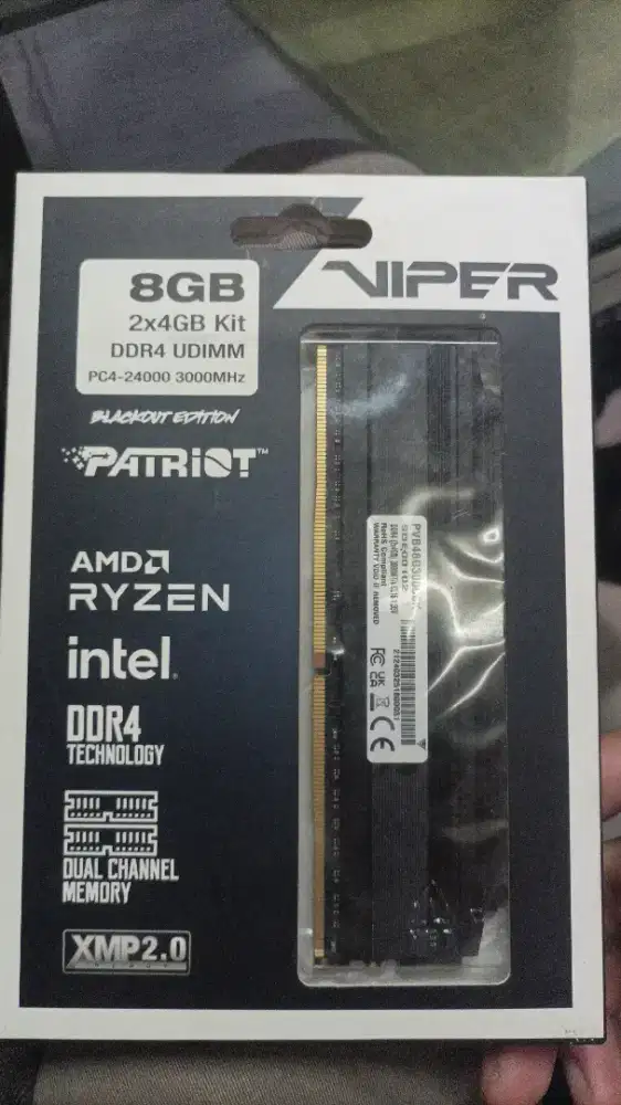 PATRIOT DDR4 8GB GB KIT 3000MHz