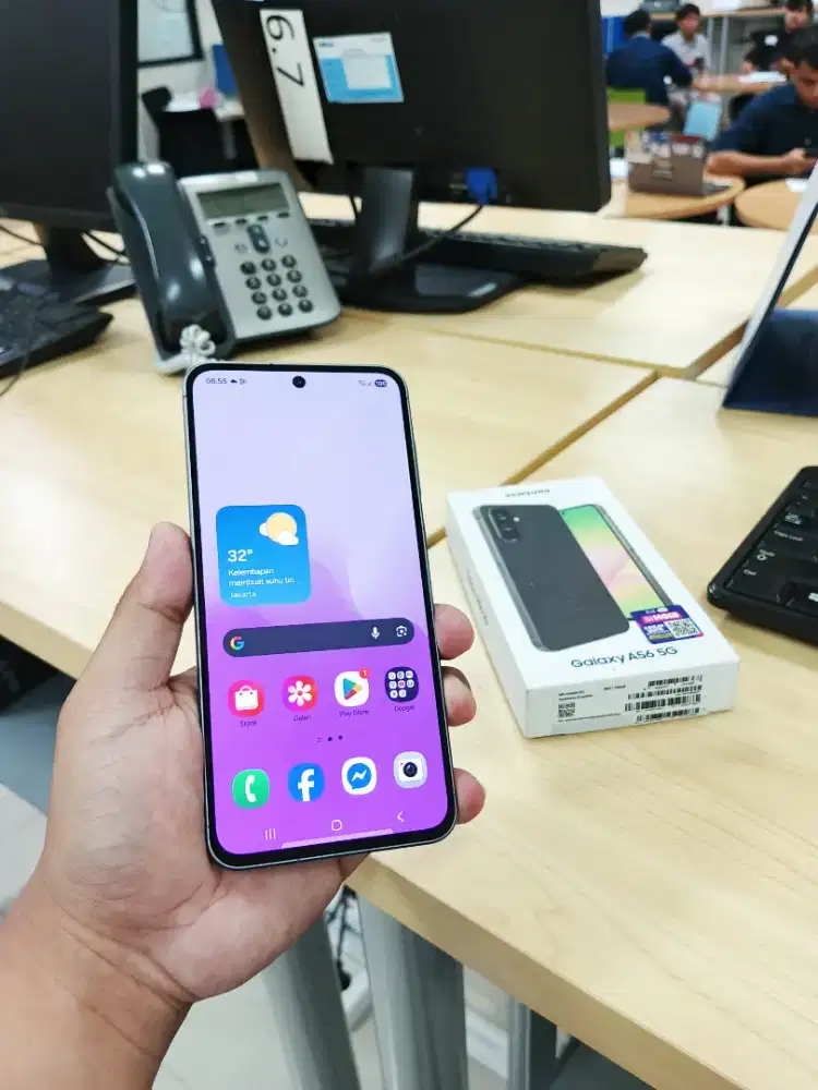 Samsung A56 5G RAM 8+8/256 Fullset Full Ori sampe Nota