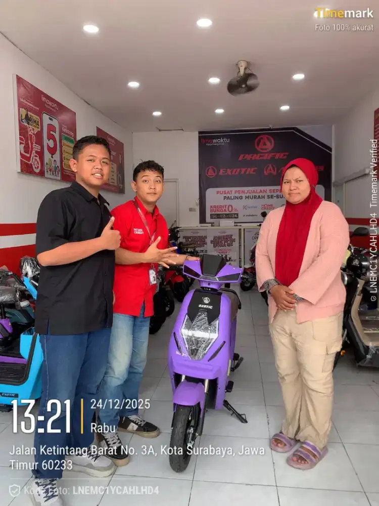 SEPEDA LISTRIK EXOTIC X665 HARGA 3JUTAAN KREDIT TANPA UANG MUKA