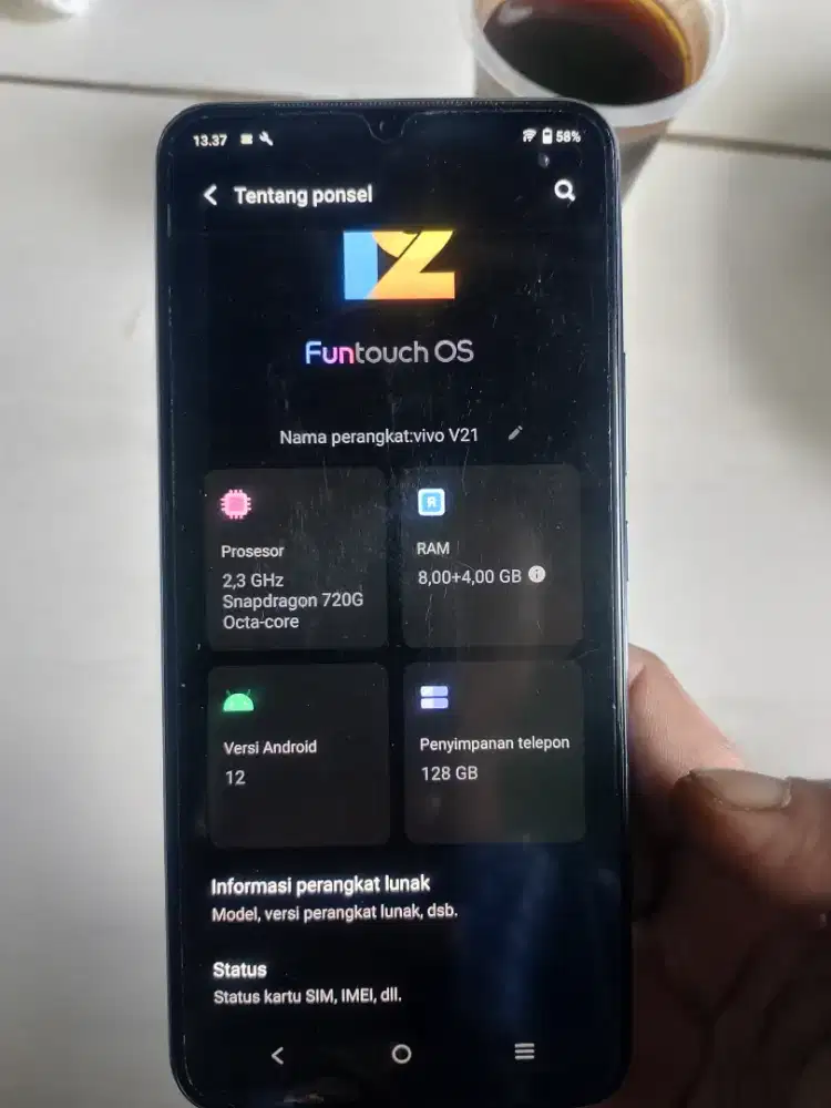 Vivo v21 8/128 nominus