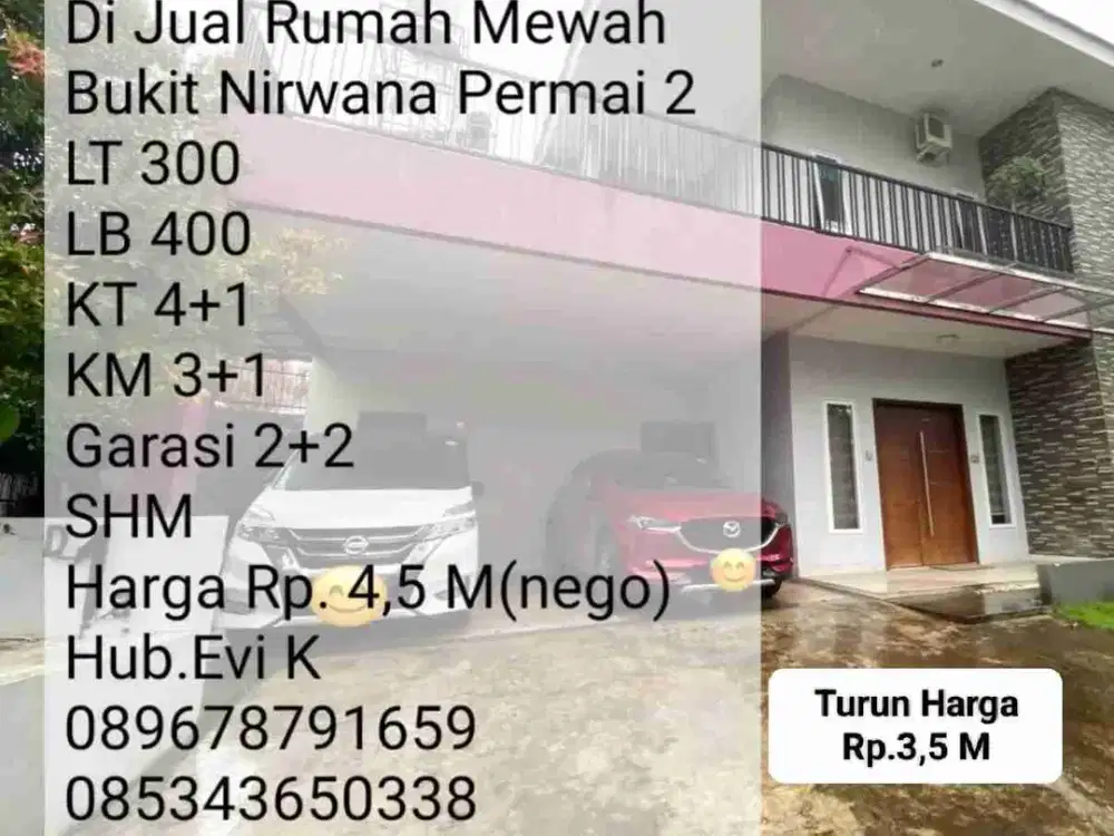 Di Jual Rumah Mewah di Bukit Nirwana 2, Makassar
