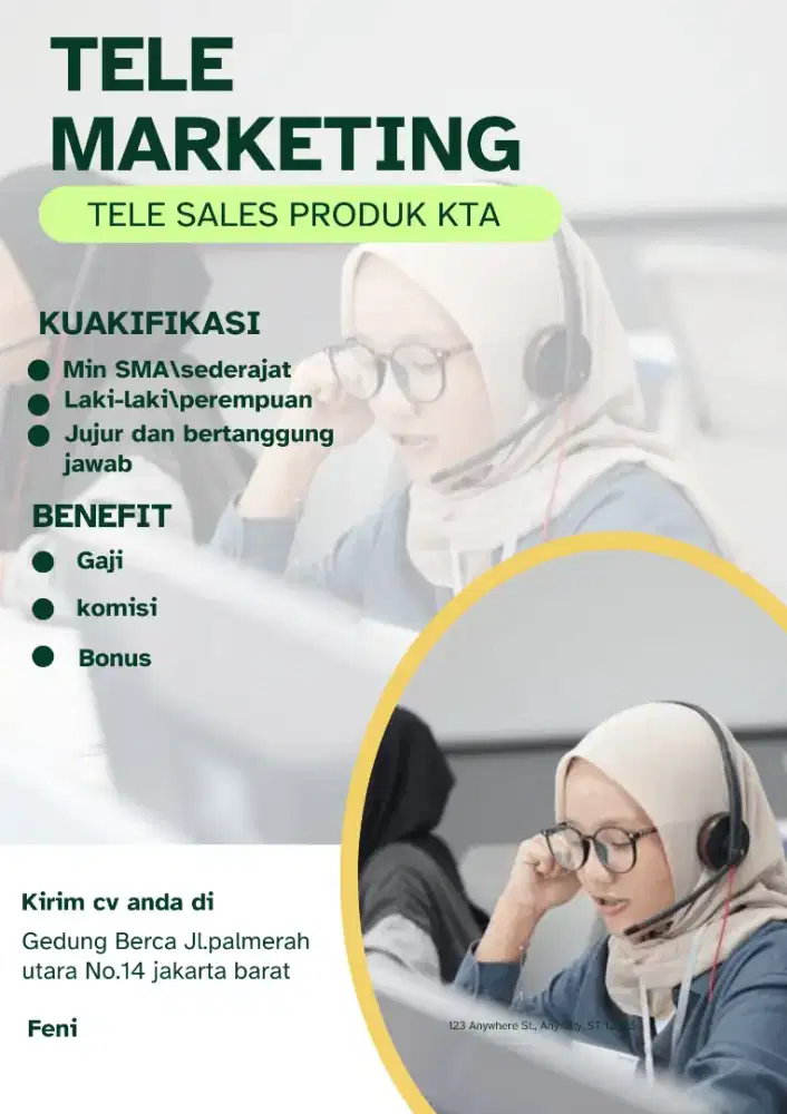 Lowongan tele marketing