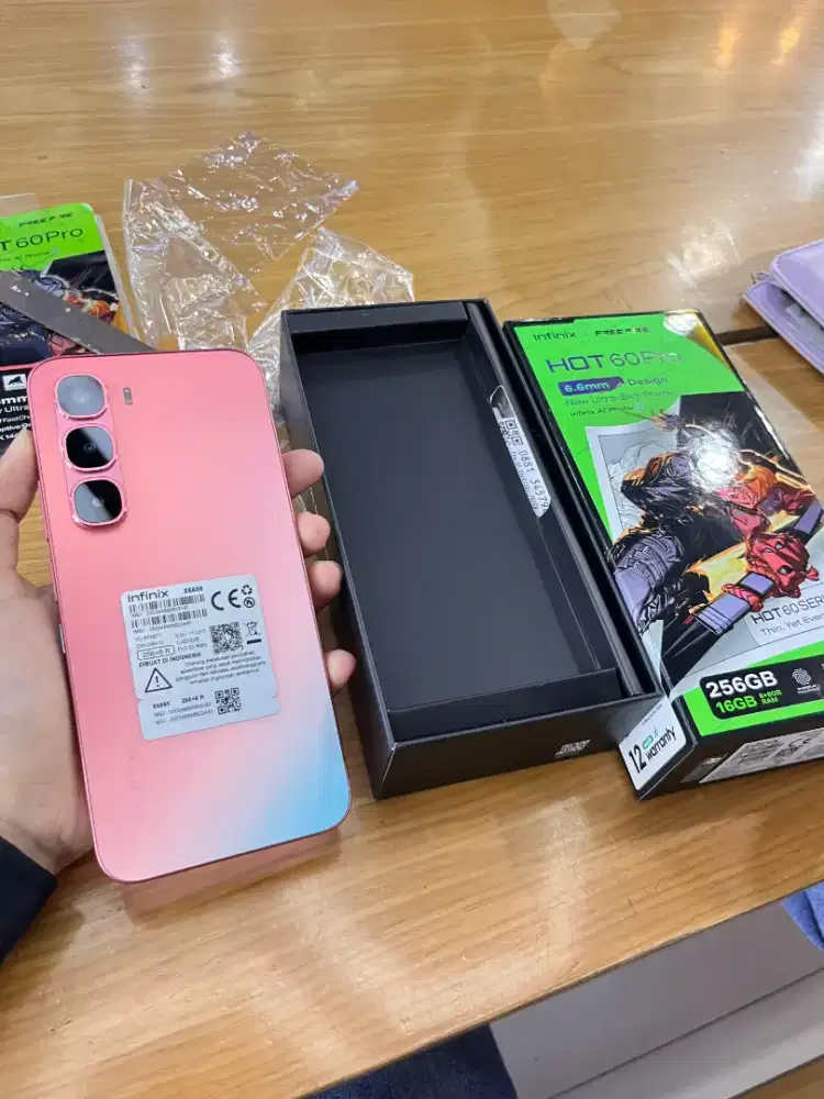 Infinix hot 60i 8/256gb 1jutaan 16/256gb support NFC BISA CICILAN