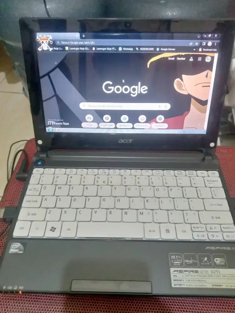 Di jual notebook Acer, aspire one