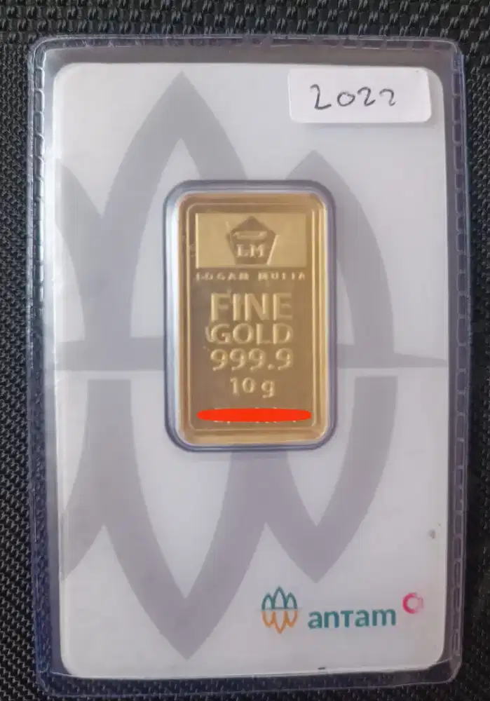 Emas Antam 10gr tahun 2022
