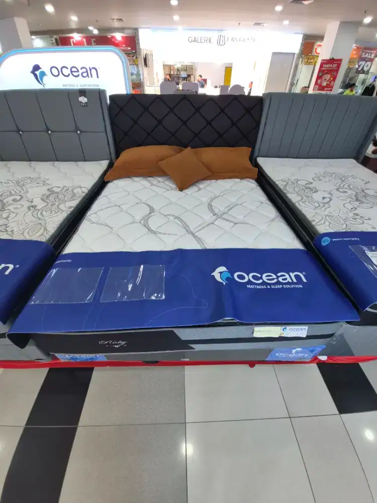 SPRING BED OCEAN TYPE RUBY PROMO CREDIT BUNGA 0% FREE 1KALI CICILAN