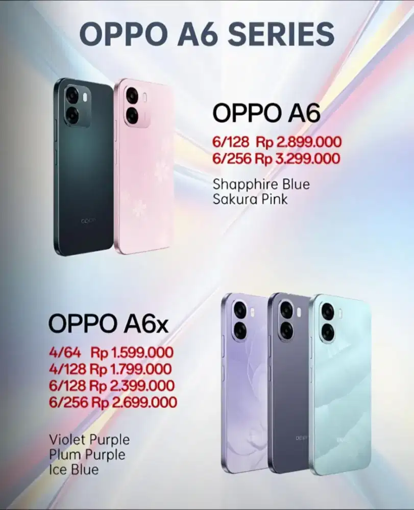 Oppo A6 Series Kredit tanpa DP