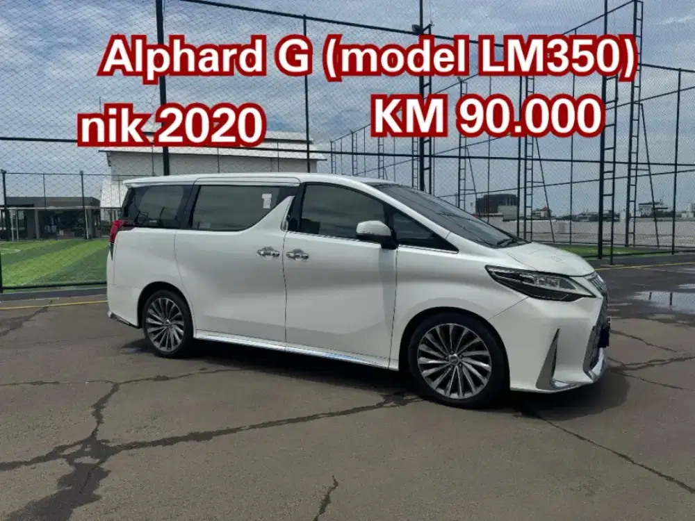 Toyota Alphard G model lexus LM350 2021 nik 2020