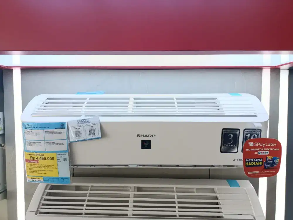 Promo AC Sharp 1 PK Inverter Bisa Cicilan Tanpa DP Gratis 2x Cicilan