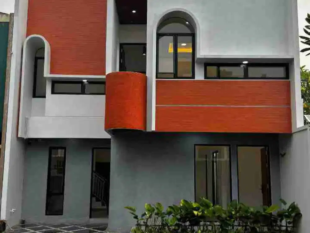 Rumah Baru Siap Huni, Di Pondok Cabe Cluster Pinggir Jalan Raya, Tangerang Selatan Tangsel