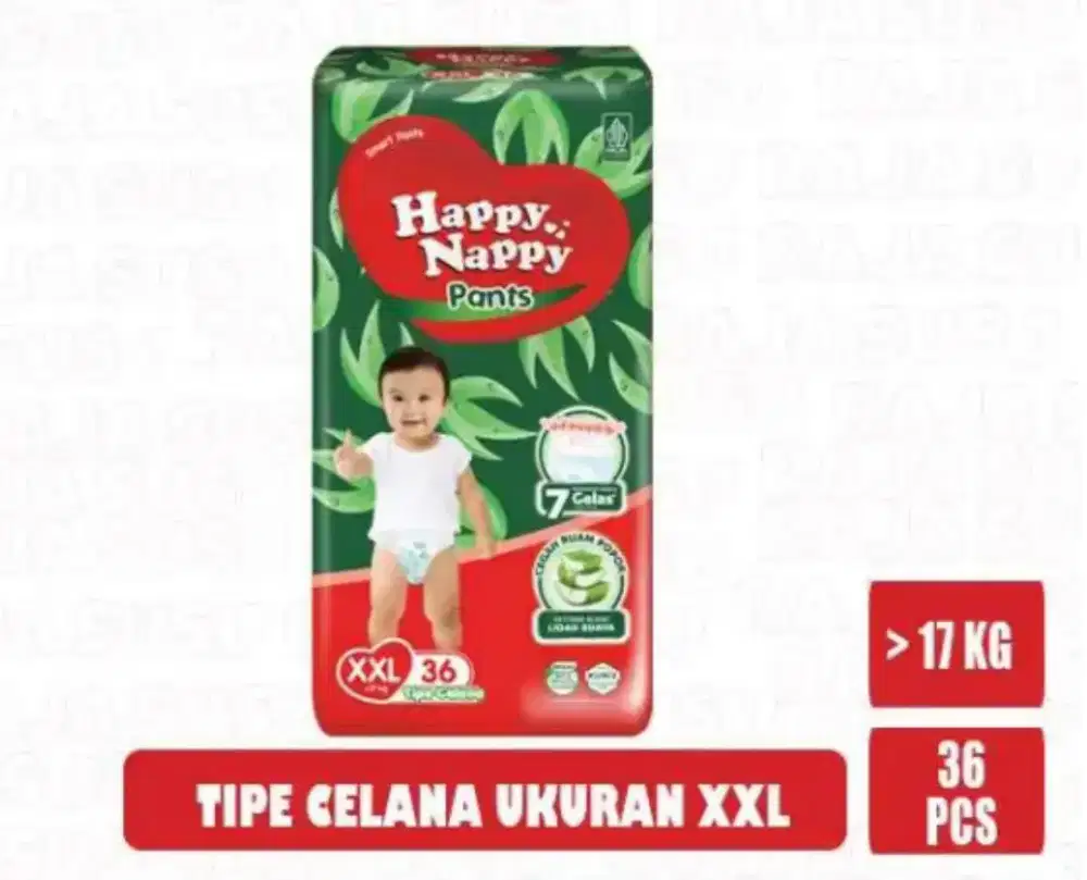 Popok Celana Happy Nappy XXL 2 Bungkus