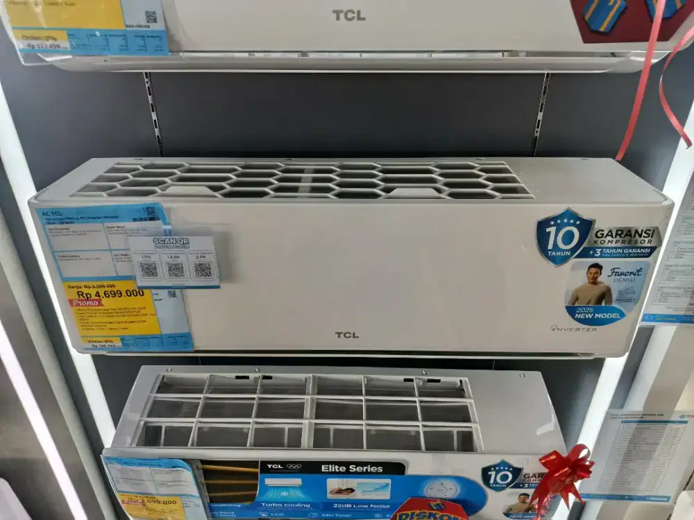 Promo AC TCL 1 PK Inverter Bisa Cicilan Tanpa DP Bunga 0%
