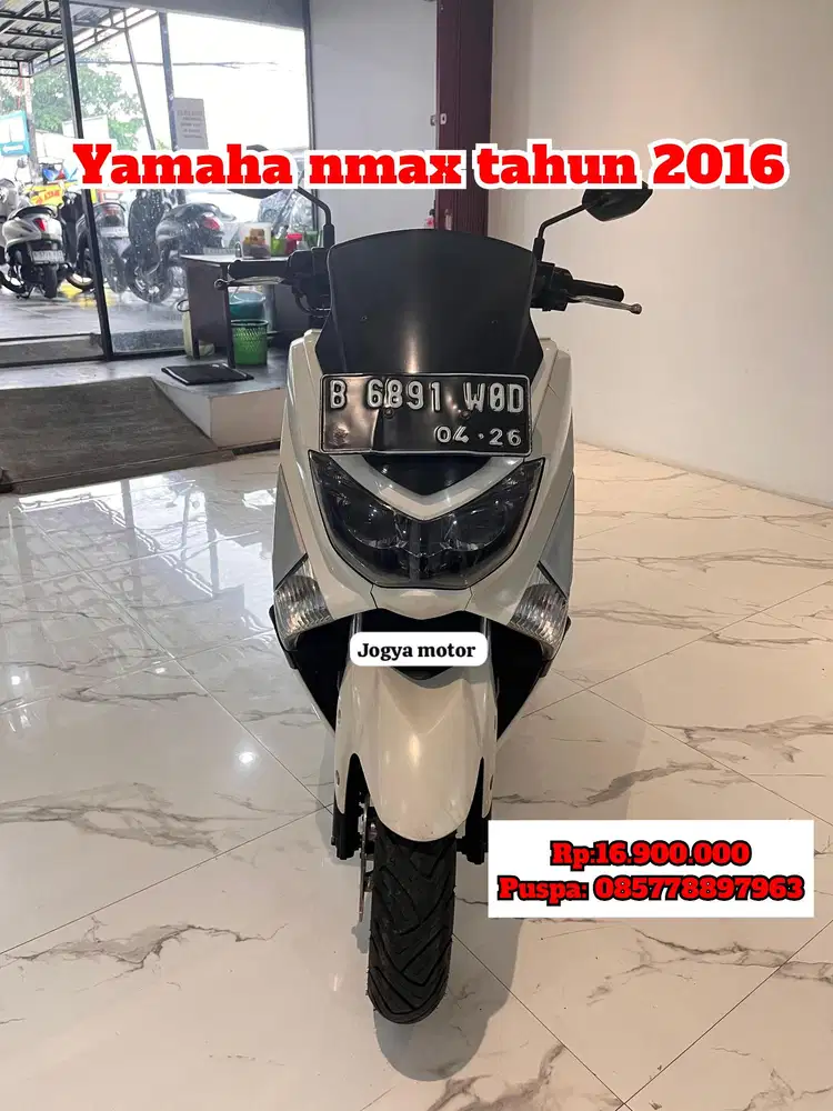 (B) Yamaha nmax tahun  2016