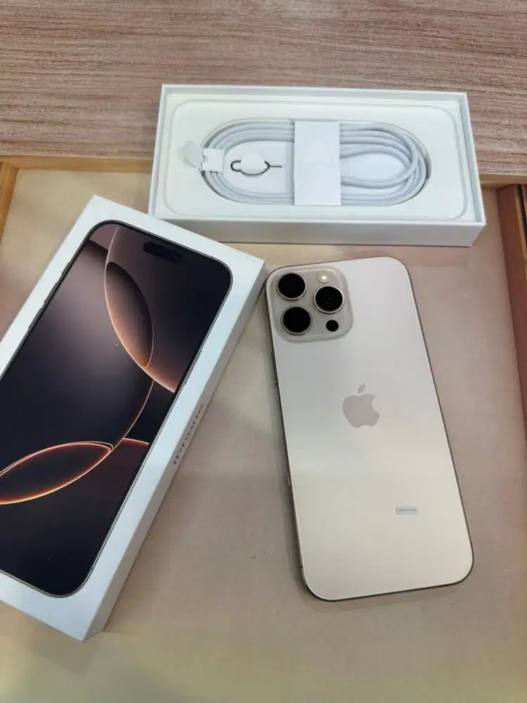 iPhone 16 Pro Max 512GB Desert T Garansi iBox 16/Mei/26
