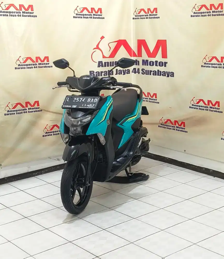 Km Rendah yamaha Gear 125 Tahun 2022 warna Hijau tosca