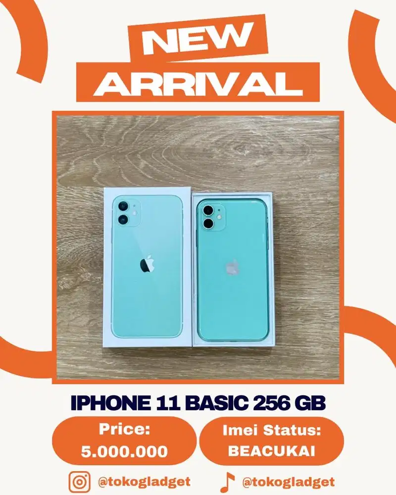 iPhone 11 Basic 256 Gb ex BEACUKAI RESMI
