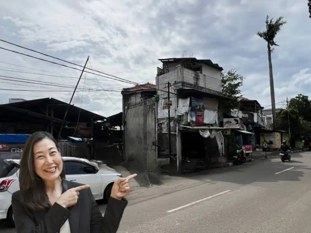 Dijual Tanah Pinggir Jalan Raya Jagal Dekat Stasiun Kereta Api Klender Jakarta Timur