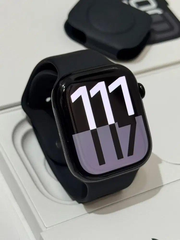 iBox Apple Watch Series 10 46mm Jet Black Fullset IC/B Garansi On 2026