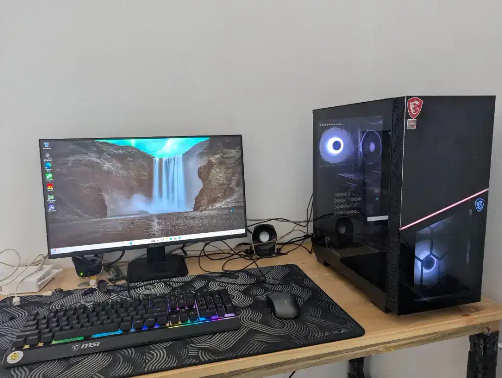 Pc gaming ryzen 5 3600 | rx 6600 | b550m | ram 16gb | nvme 512gb bu