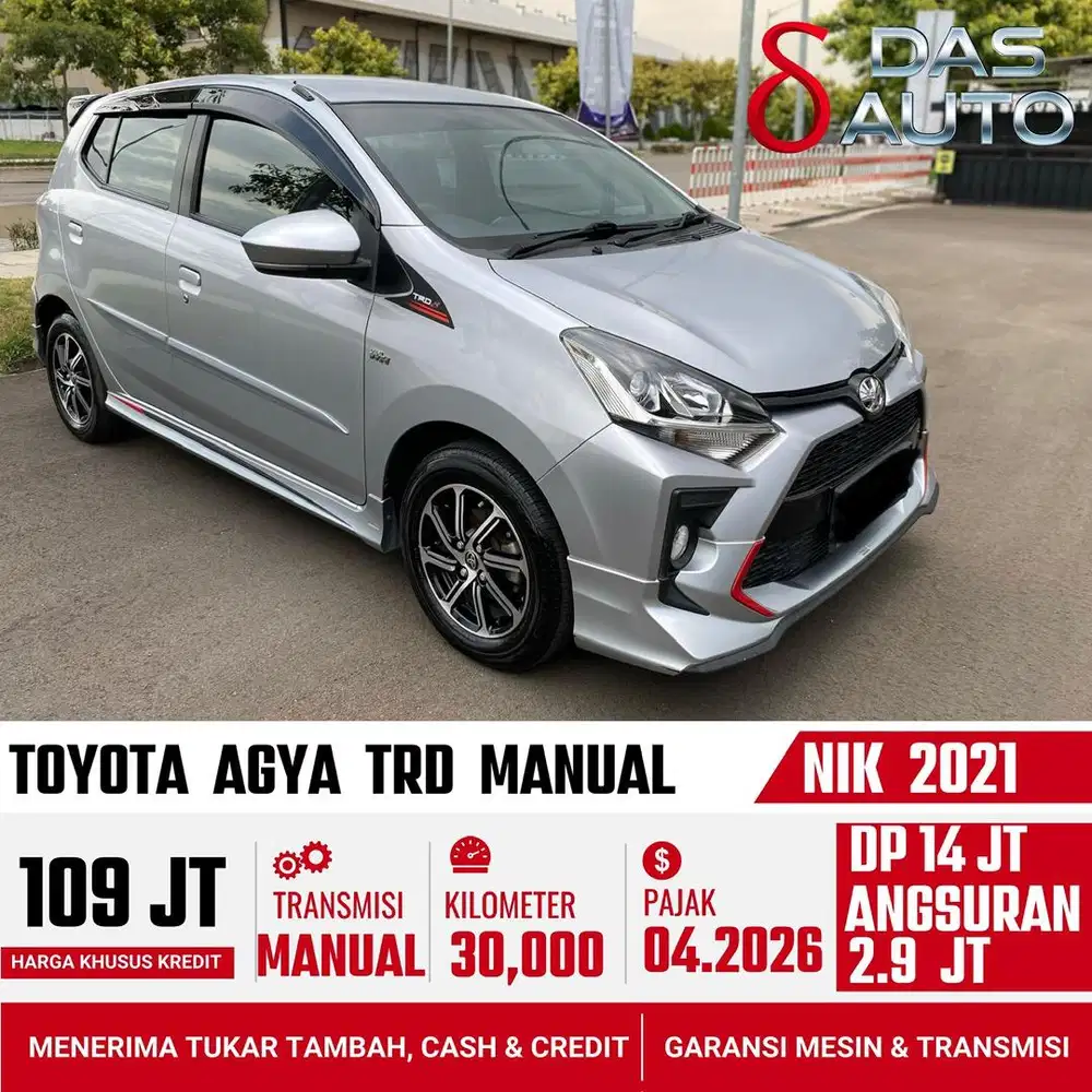 Toyota Agya TRD 2021 Manual MT