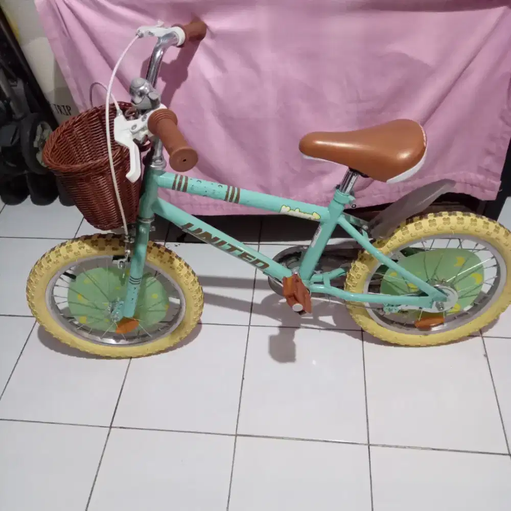 Sepeda United Kokuri 16 klasik vintage anak no polygon london taxi