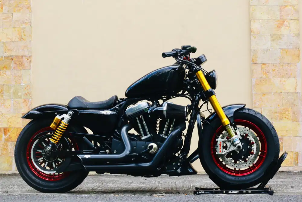 Harley davidson sportster 48 like new mesin sehat modif hedon siap gas